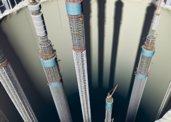 Los cimientos de edificio más profundos del mundo se hunden a 120 metros, tienen un récord Guinness y sostienen estas dos megatorres