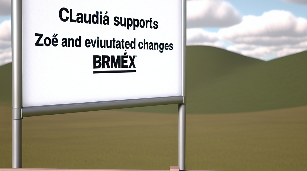 Claudia defendió a Zoé y reconoció que analiza cambios en la dirección de Birmex