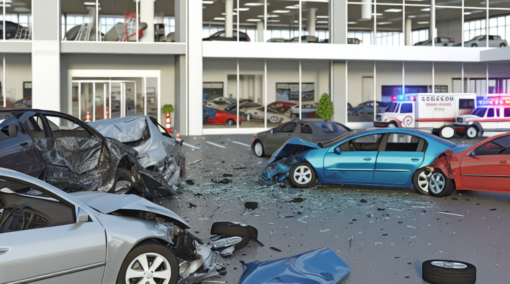 Embistió carro contra CarMax tras pelea con empleado, hay 8 heridos 🎦 - El Tiempo de México