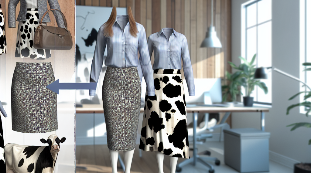 Cómo llevar faldas, tenis y otras prendas con estampado de vaca a la oficina en Primavera-Verano 2025