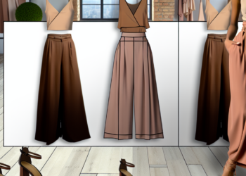 Cómo llevar pantalones palazzo con zapatos de tacón bajo como Hailey Bieber en Primavera-Verano 2025