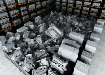 Aseguran 10 toneladas de autopartes robadas en inmueble de la GAM