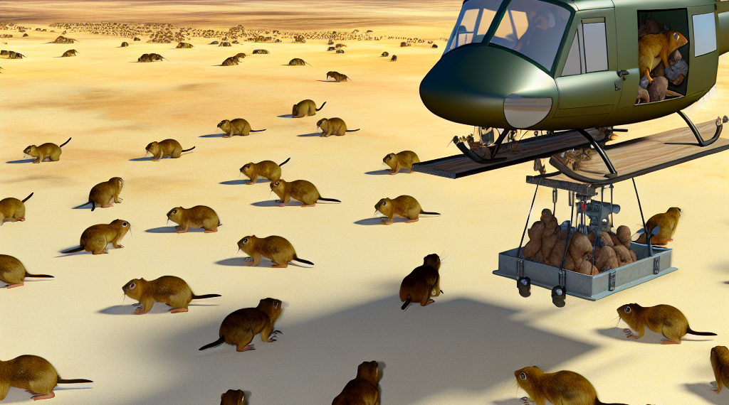 lanzar tuzas desde un helicóptero