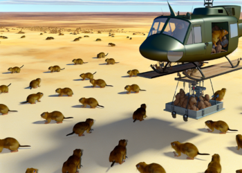 lanzar tuzas desde un helicóptero