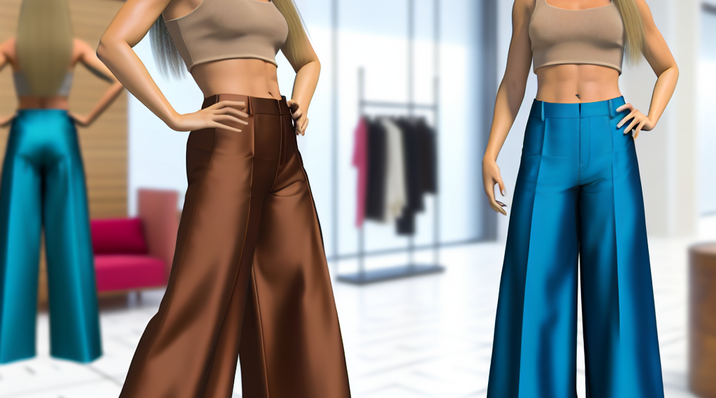 Donatella Versace llevó en los 90, los pantalones palazzo que todas quieren en Primavera-Verano 2025