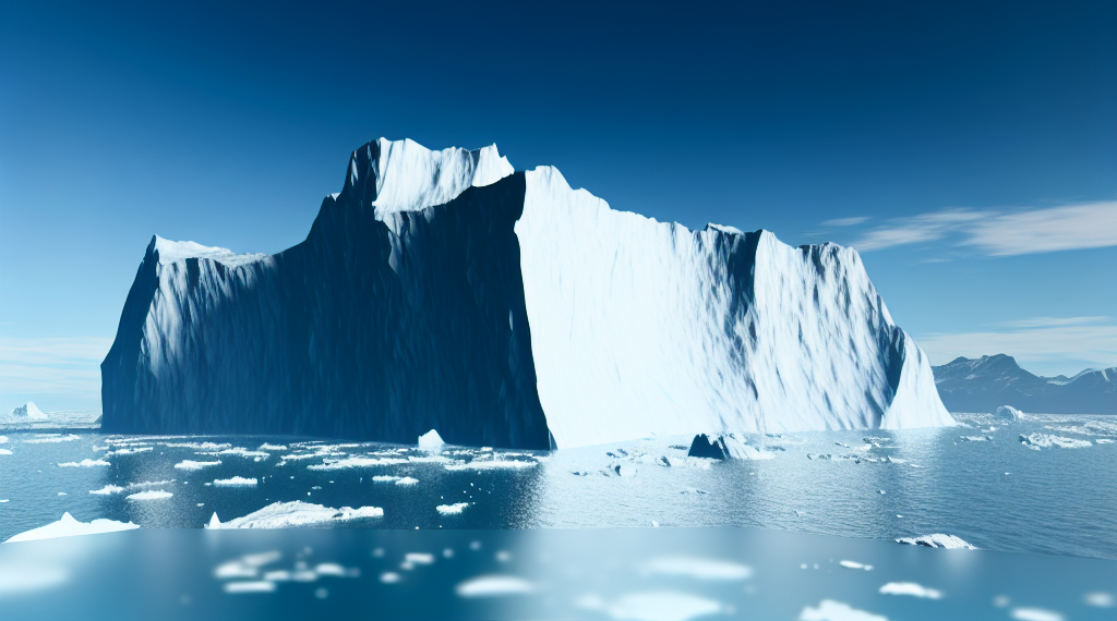 El iceberg más grande del mundo encalla