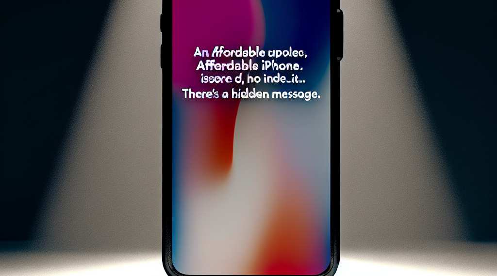 El significado oculto de la ‘e’ en el ‘iPhone barato’