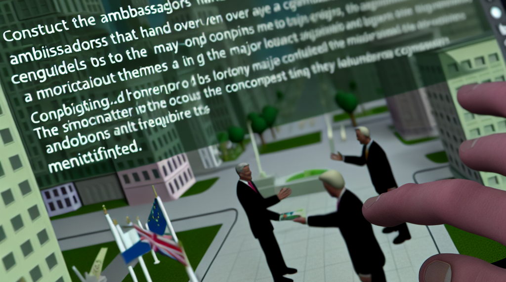 Embajadores presentan cartas credenciales a la presidenta Sheinbaum