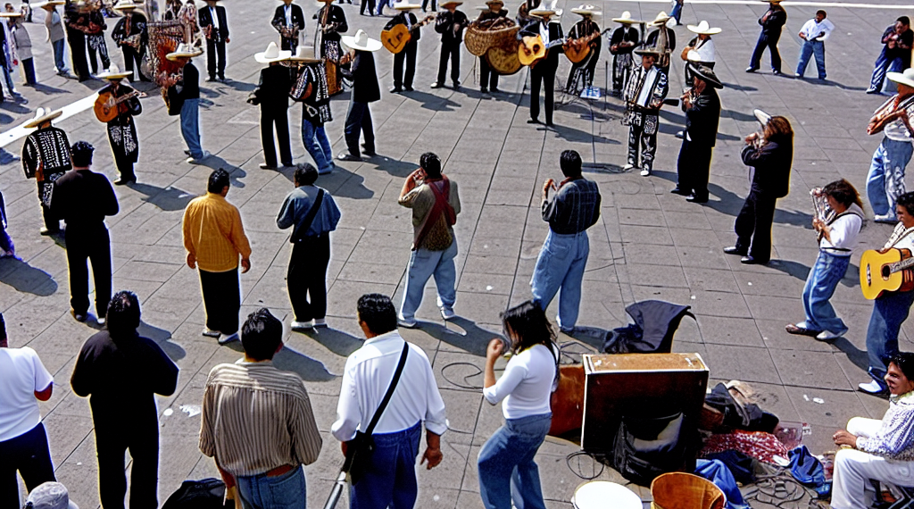 En los años 90, la célebre tonada hechizó al Zócalo capitalino