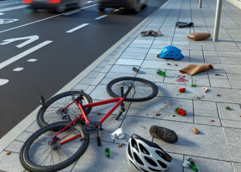 La esposa de Romain Grosjean sufre grave accidente en bicicleta