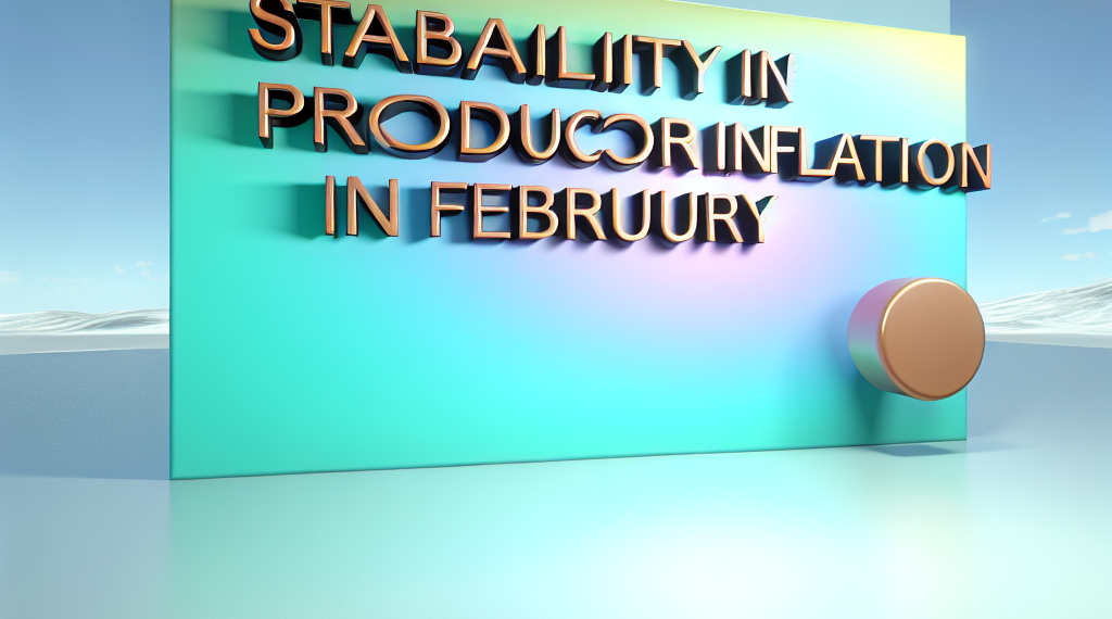 Inflación al productor estadounidense se mantuvo estable en febrero