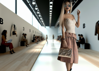 El look de Alislinn Derbez (que no viste) en el desfile de Dior con vestido transparente y botas grunge