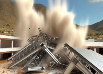 Colapsa estructura metálica y mata a dos mujeres en plantón de la CNTE en Chiapas (Video)