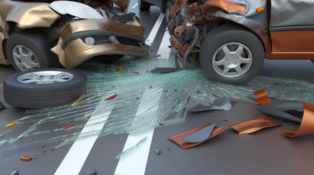 sufrió un fuerte accidente automovilístico