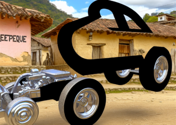 se le cae el motor al auto de una mujer en plena marcha en Quezaltepeque, El Salvador