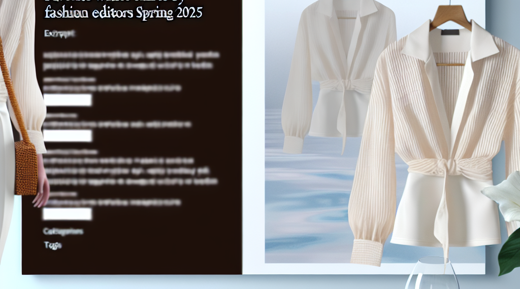 Las playeras blancas favoritas de las editoras de moda y dónde encontrarlas en primavera 2025