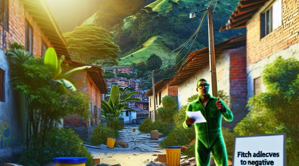 Fitch cambió a negativa perspectiva de Colombia