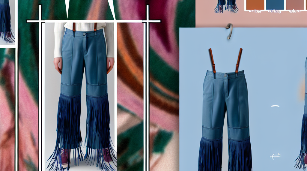Pantalones con flecos, la tendencia viral de la primavera