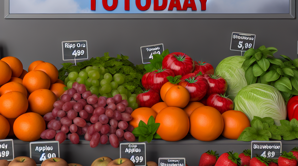 Frutas y verduras baratas hoy