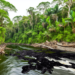 Derrame de petróleo contamina un río de Ecuador y autoridades decretan emergencia ambiental
