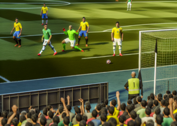 Futbolista paraguayo del Chapecoense de Brasil le da una terrible patada voladora por la espalda a un aficionado que invadió la cancha