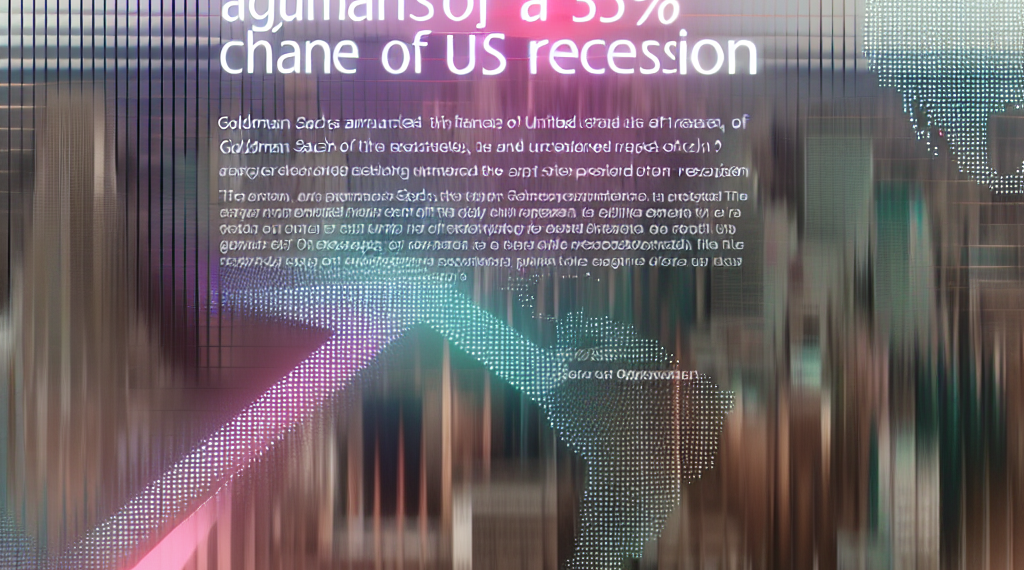 Goldman Sachs eleva a 35% la probabilidad de recesión para EU