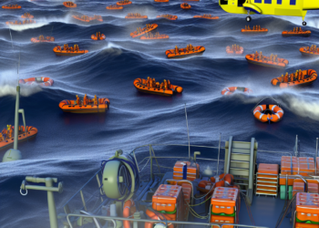 En marcha un gran operativo de rescate tras el choque de un buque petrolero y un carguero en el mar del Norte frente a la costa británica