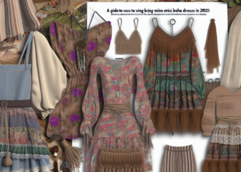 Cómo llevar minivestidos boho en tendencia de Primavera-Verano 2025