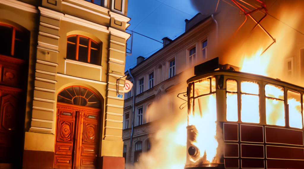 Hombre que quemó a su esposa en un tranvía de Alemania se entrega a la policía