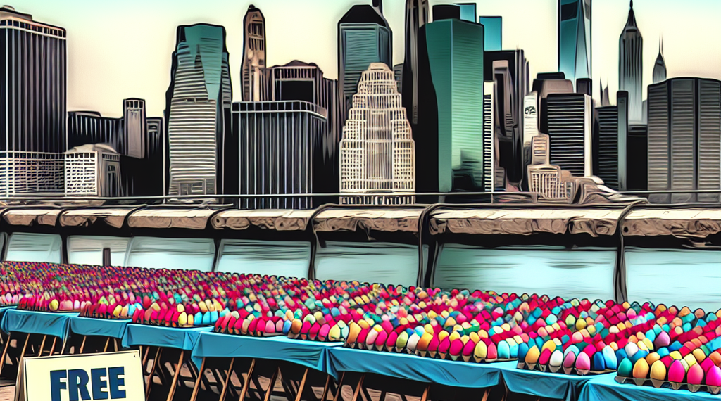 La Jornada - Hacen largas filas en NY para recibir huevos gratis; se acaban en minutos