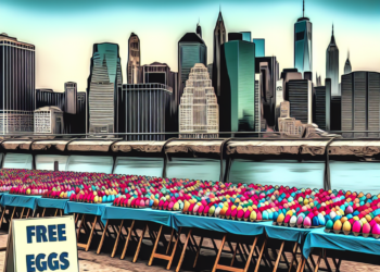 La Jornada - Hacen largas filas en NY para recibir huevos gratis; se acaban en minutos