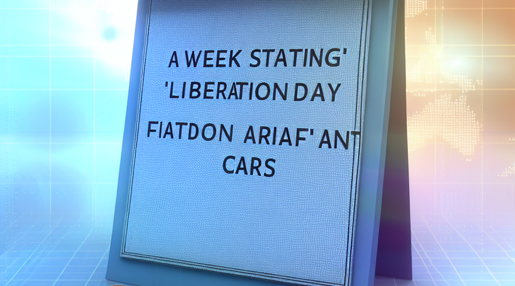 Arranca semana del "Día de la Liberación" de Trump: Primero serán los aranceles "recíprocos" y luego los autos