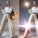 Jennifer Lopez luce elegante con pantalones de lino y sandalias de plataforma a los 50+