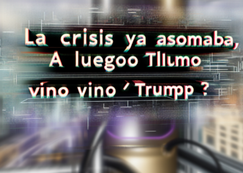 La recesión ya estaba en el horizonte, después llegó Trump