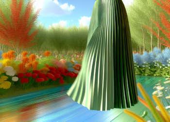 El básico favorito de primavera son las faldas de tablas midi