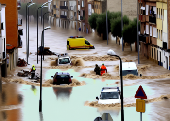 La tormenta Laurence provoca cortes de carreteras e inundaciones en España