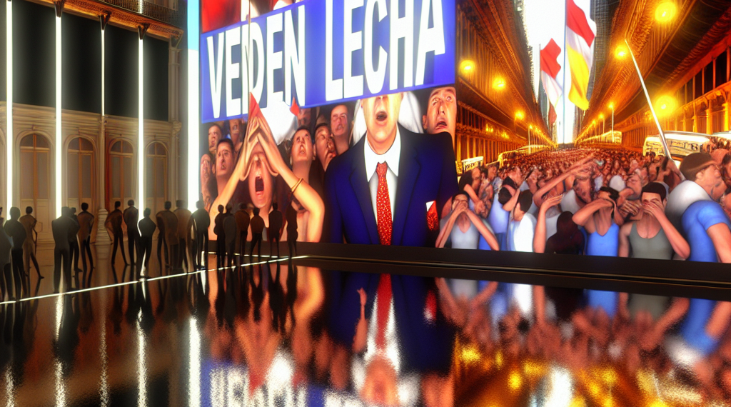 Lilly Téllez irrumpe con una campana; “alguien va a vender leche”, dice Fernández Noroña (Video)