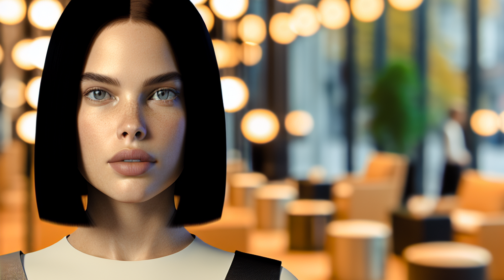 Lily Collins lleva el corte de cabello bob recto que aman las francesas en esta nueva campaña