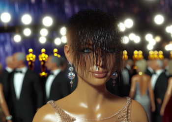 Lisa Manobal se atreve con el fleco recto y un wetlook de los 2000 en el afterparty de los Oscars 2025