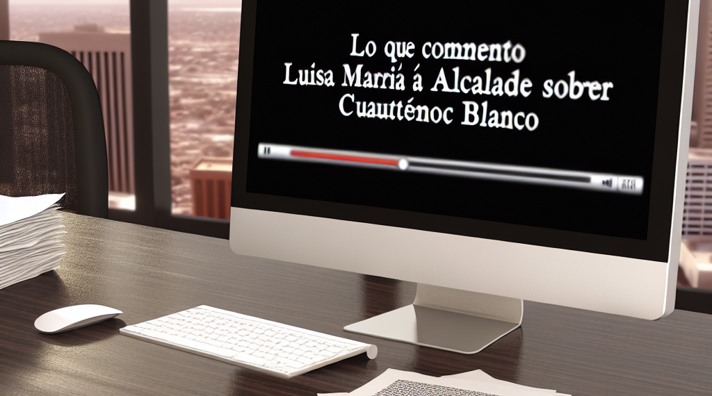 Esto dijo Luisa María Alcalde sobre el fuero de Cuauhtémoc Blanco (Video)