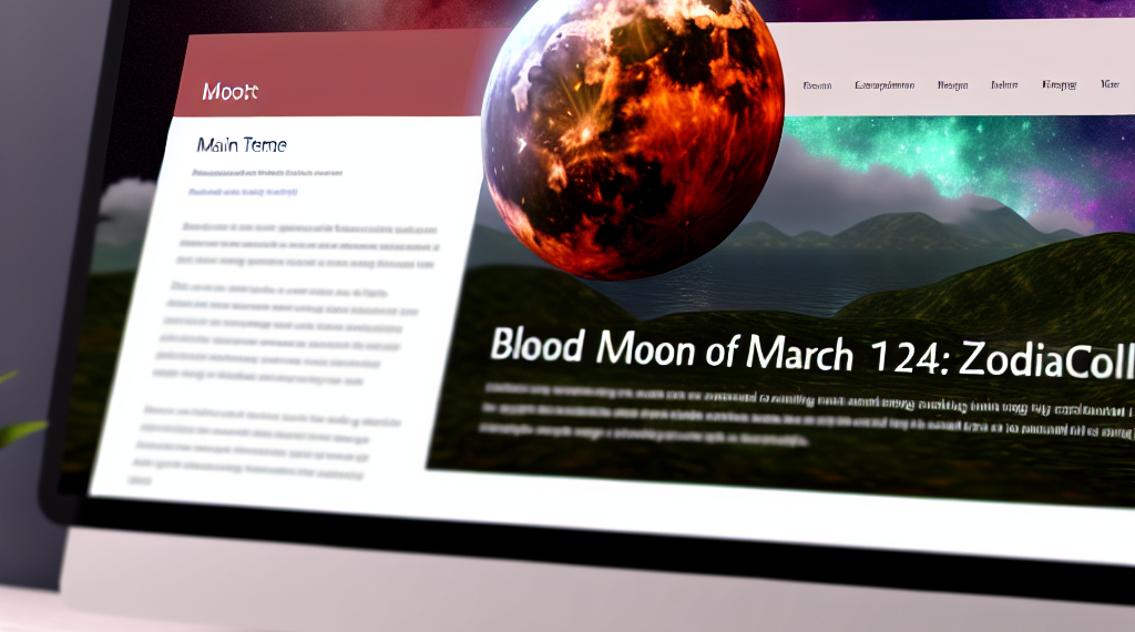 Luna Llena del 14 de marzo de 2025 y cómo afectará la Luna de Sangre a los signos