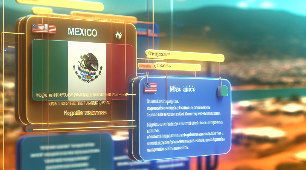 México mantiene negociaciones con Estados Unidos de última hora