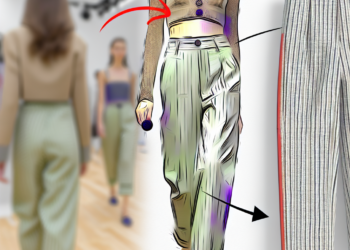 Pantalones estampados de serpiente para Primavera-Verano 2025