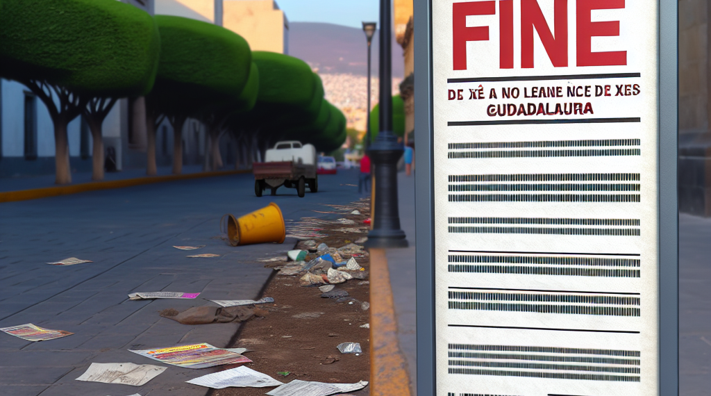 A partir de esta fecha comienzan las multas por no barrer la banqueta en Guadalajara