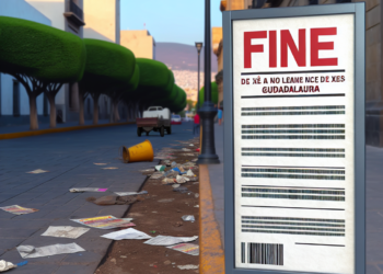 A partir de esta fecha comienzan las multas por no barrer la banqueta en Guadalajara