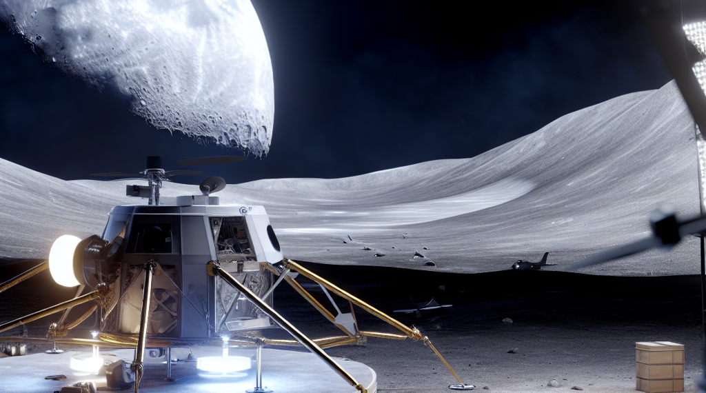 nave espacial privada de EU se posa con éxito en la Luna