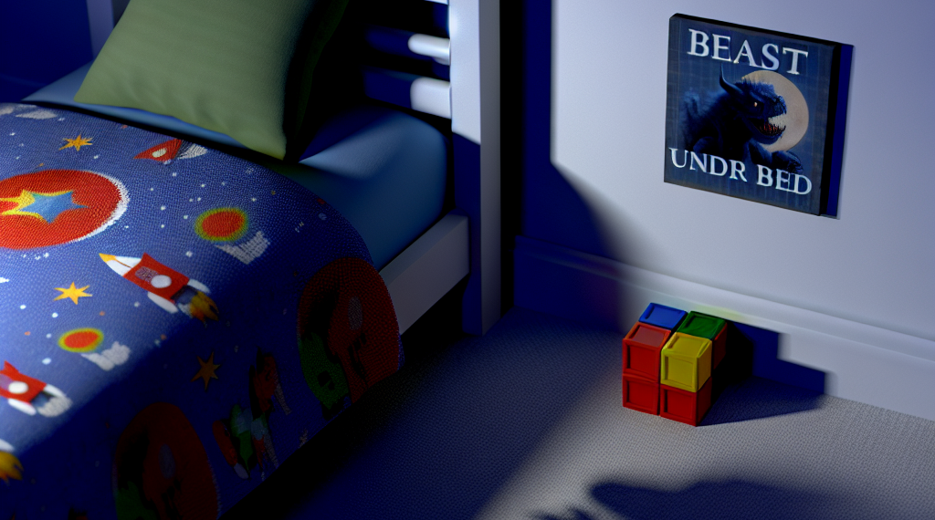 Niño se queja de un “monstruo“ bajo la cama; encuentran a un hombre escondido