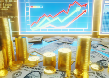 Oro sube por debilidad del dólar y aranceles