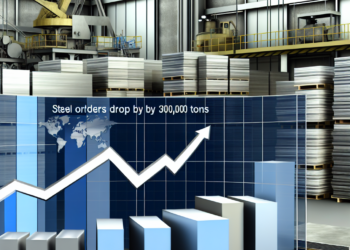 Pedidos de acero desde EU han bajado en 300,000 toneladas