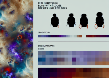 Peinados elegantes para llevar moños con el cabello hacia abajo en Primavera-Verano 2025